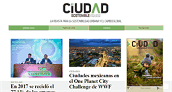 Desktop Screenshot of ciudadsostenible.eu